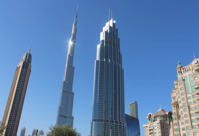 Dubaj - Burj Khalifa, a világ legmagasabb épülete