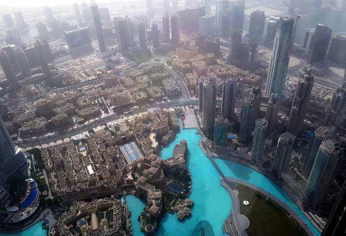 Dubaj - 360 fokos kilátás a Burj Khalifából