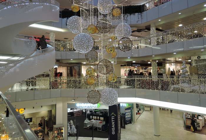 Karácsony, ünnep, bevásárlóközpont