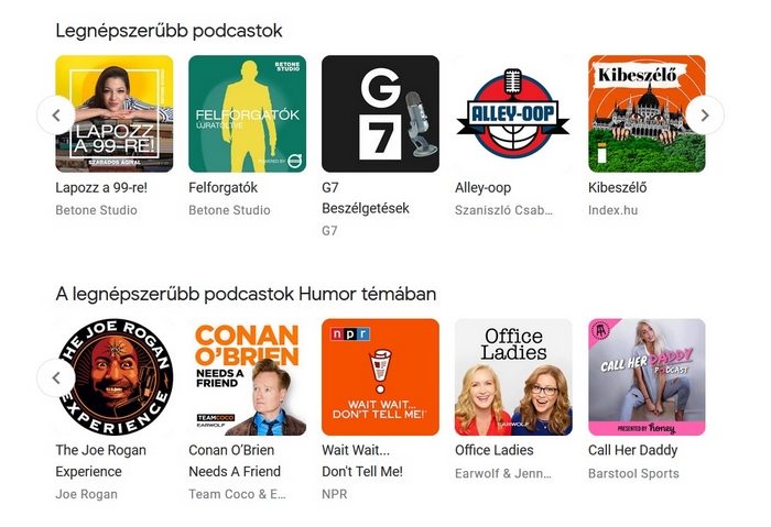 Podcast - a legnépszerűbb alkalmazások
